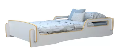 Cama japonesa minimalista serenity de roble natural ia generativa, cama  japonesa