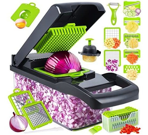 Chopper Vegetal, Pro Onion Chopper, 14 En 1calador De L1jce