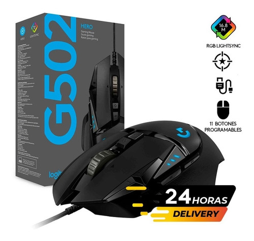 Logitech Gaming Mouse G502 (hero) Cable - Select Store Peru