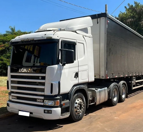 Imagem 3 de 7 de Scania - 124 - 360 - 6x2 - 2004/04 - Branco - Motor Zero Km.