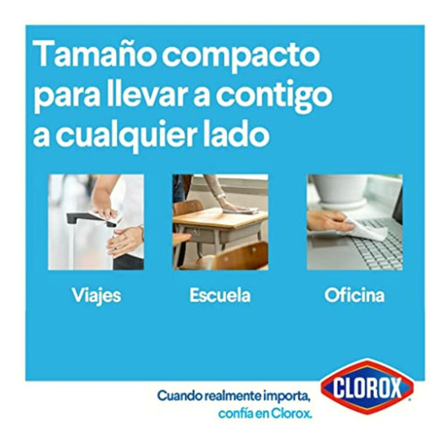 Pack Clorox Expert Toallitas Desinfectantes Aroma Fresco 15