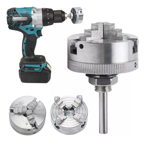 Taladradora Mini Lathe Chuck De 4 Mordazas