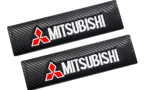 Funda O Cubre Cinturón De Seguridad Logo Mitsubishi