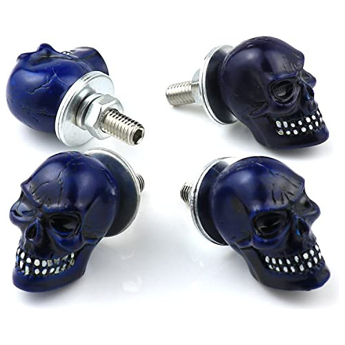 Tornillos De Matrícula De Calavera Universal Placas De...