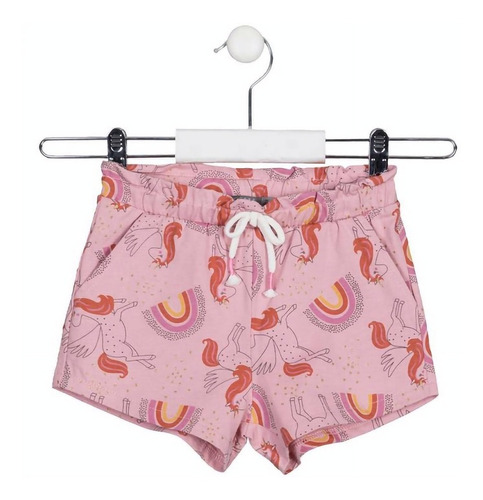 Short Unicornio Para Niña Mod.216-6015al Marca Losan®