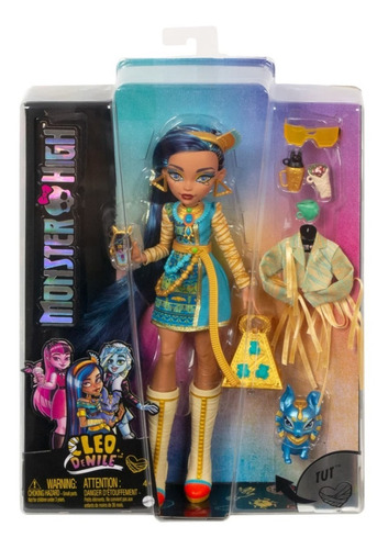 Monster High Muñeca Cleo De Nilo 27 Cm Accesorios 2022