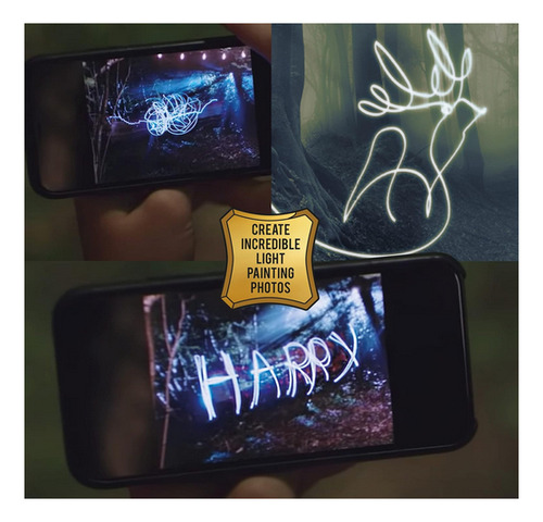 Varita Mágica Wabro Harry Potter Lumos Wand Color Madera