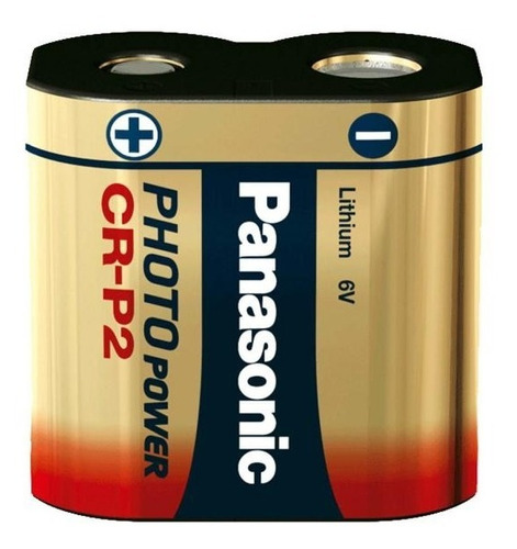 Cartela Bateria Pilha 6v Cr-p2 Crp2 Lithium Photo Panasonic