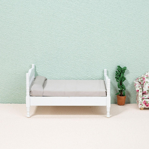 2025 Mini Cama De Casa De Muñecas Hecha A Mano Muebles De
