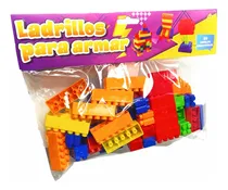Comprar Bloques Infantiles Ladrillos Encastrables Para Armar X50 Un Cantidad De Piezas 50