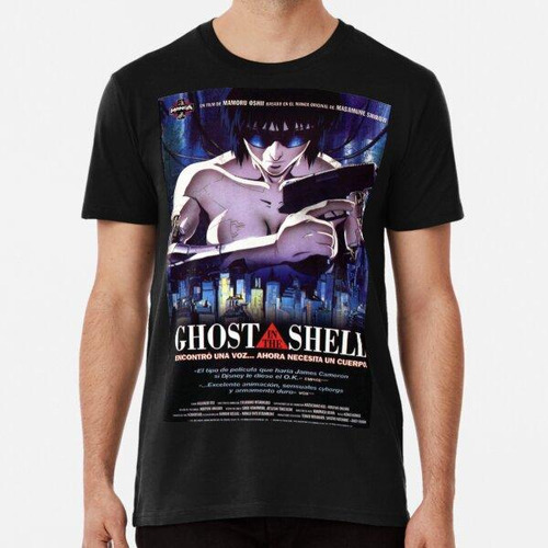 Remera Póster De La Película Ghost In The Shell Manga, Impre