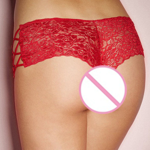 Lencería De Talla Grande, Bragas Eróticas Para Mujer, Encaje