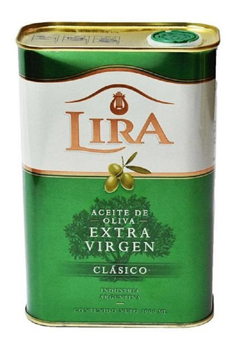 Aceite De Oliva Lira Lata X 1 Lt. X 6 Unidades
