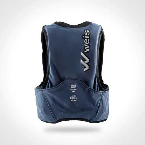 Imagen 2 de 9 de Chaleco Hidratacion Weis Simer Ultra 100k 7l Premium Gris