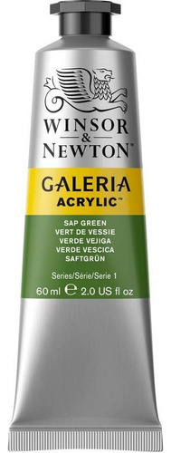 Tinta Acrilica Galeria Acrylic 60ml Winsor & Newton Cor Sap Green 2120599