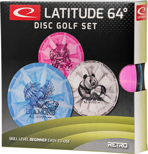 Latitude 64 Juego Iniciacion Disco Golf Retro Para Incluye