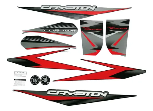Kit Completo De Calcomanías Yamaha Crypton 2022