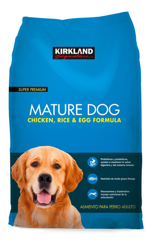 Alimento Para Perro Maduro Kirkland Pollo/arroz 18.1 Kg