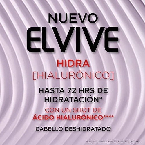 2pzs Elvive Hidra Hialurónico Crema Loreal De Noche Cabello