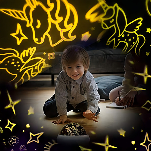 Proyector De Luz Nocturna Hongkids Baby Star Para Niños, Lu