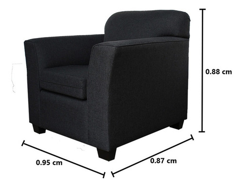 Mueble Juego De Sala Casabella Alessia 3-2-1