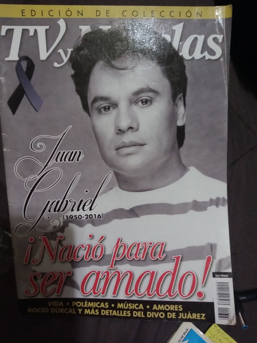 Juan Gabriel En Revista Tvynovelas Edicion De Coleccion 2016