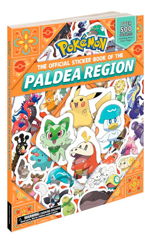 Libro Sticker Pokemon Paldea Region 