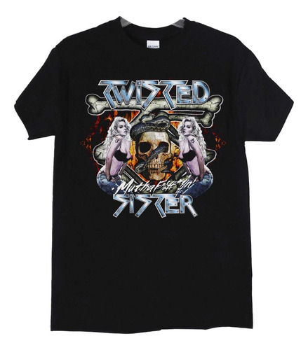 Polera Twisted Sister Twisted Mutha Sister Rock Abominatron