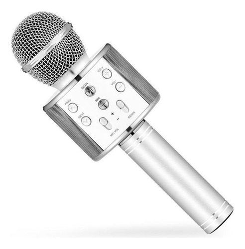Micrófono Karaoke Parlante Bluetooth Recargable Ws-858 Orig