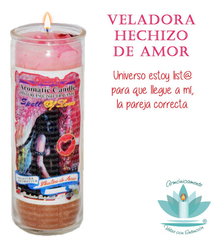 Veladora Hechizo De Amor - Atracción De Pareja Correcta