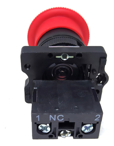 Botão Cogumelo 40mm Vermelho 400v 10a Cnc - Modelo Lay5-ec42