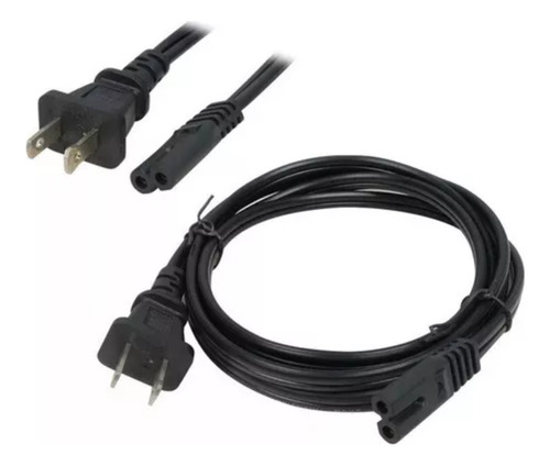 Cable De Corriente Para Cargador De Laptop 2pines 2 Polos