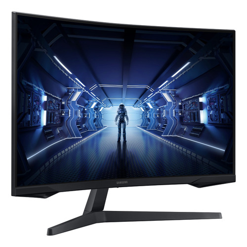 Monitor Gamer Curvo 32 Samsung Odyssey G5 Ls32cg55 Va Negro