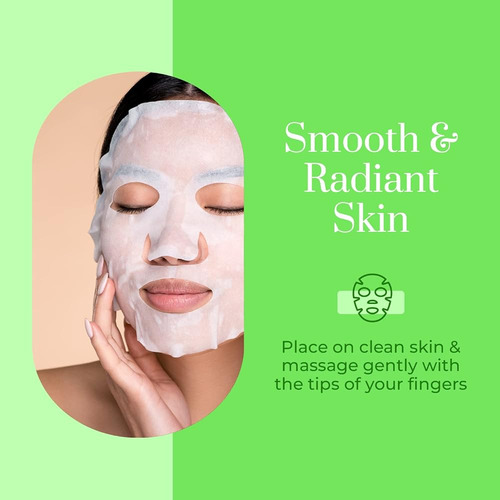 Clear Beauty Cucumber And Aloe Sheet Face Mask - Alivia La P Klar & Co Klar & Co