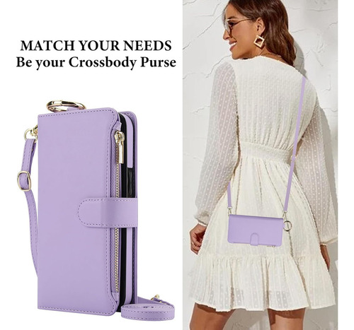 B Funda Tipo Cartera Con Tapa For Samsung Galaxy S24 Ultra