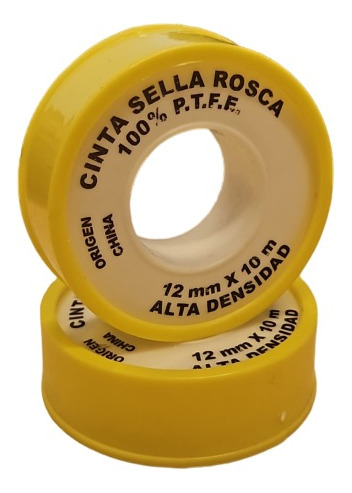 Cinta Sella Rosca Teflon Alta Densidad 1/2 X 10mts