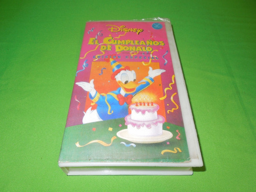 El Cumpleaños De Donald Vhs 