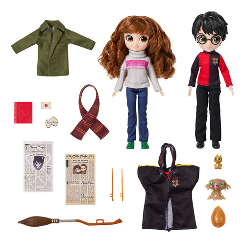 Muñecos Wizarding World De Harry Potter Y Hermionede De 20cm