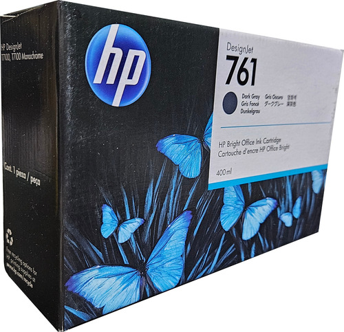 Cartucho De Tinta Original Hp 761 Cm996a Dark Gray