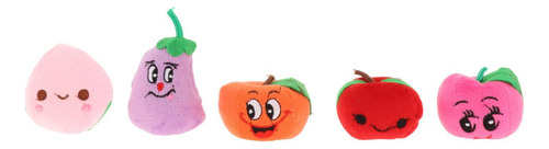 . 10 X Marionetas Algodón Set Frutas Set Frutas