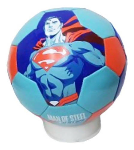 Balón Fútbol Superman Licencia Warner Bros #5 Color Azul