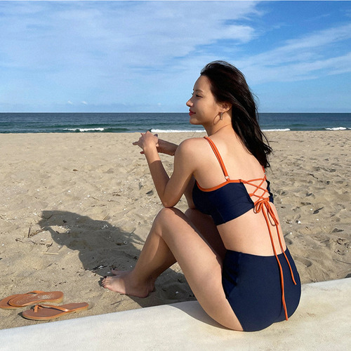 Bikini Cassidy De Cintura Alta En Color Liso