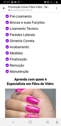 Imagem 3 de 5 de Alongamento De Unha Em Fibra De Vidro-curso Online