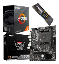 Comprar Combo Amd Ryzen 5 5600gt Board Asus A520m-k 16gb Ram Ddr4