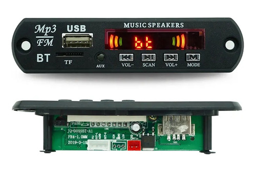 Módulo Mp3 Receptor Bluetooth 5.0, 