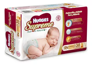 Pañales Huggies Supreme Etapa RN unisex RN