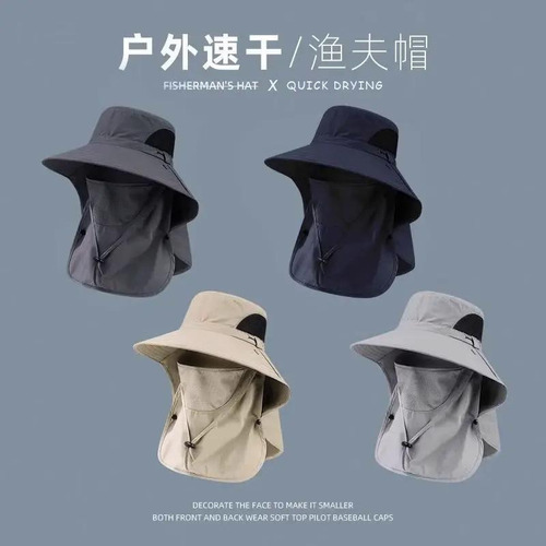 General Sombrero Solar Cuello Con Protección Uv