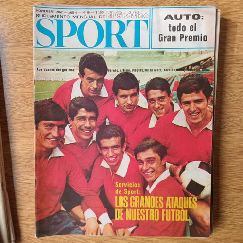 Revista Sport N°39 Racing Campeon Del Mundo Griguol Ferrari 