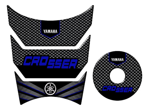 Adesivo Protetor Tanque Bocal Moto Yamaha Crosser 150 Kit