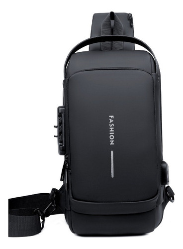 Bolso De Hombro Multifunción Antirrobo Usb Para Hombre
